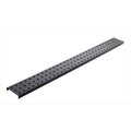Alligatorboard Alligator Board ALGSTRP3x32PTD-BLK Black Powder Coated Metal Pegboard Strips with Flange - Pack of 2 ALGSTRP3x32PTD-BLK